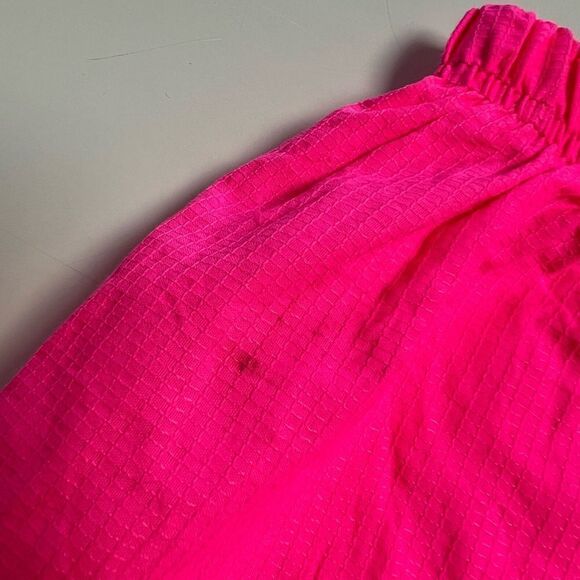 KILLER NWT Vintage Deadstock Neon Pink 80s / 90s Sporty High Waist Beach Shorts - Picture 8 of 9